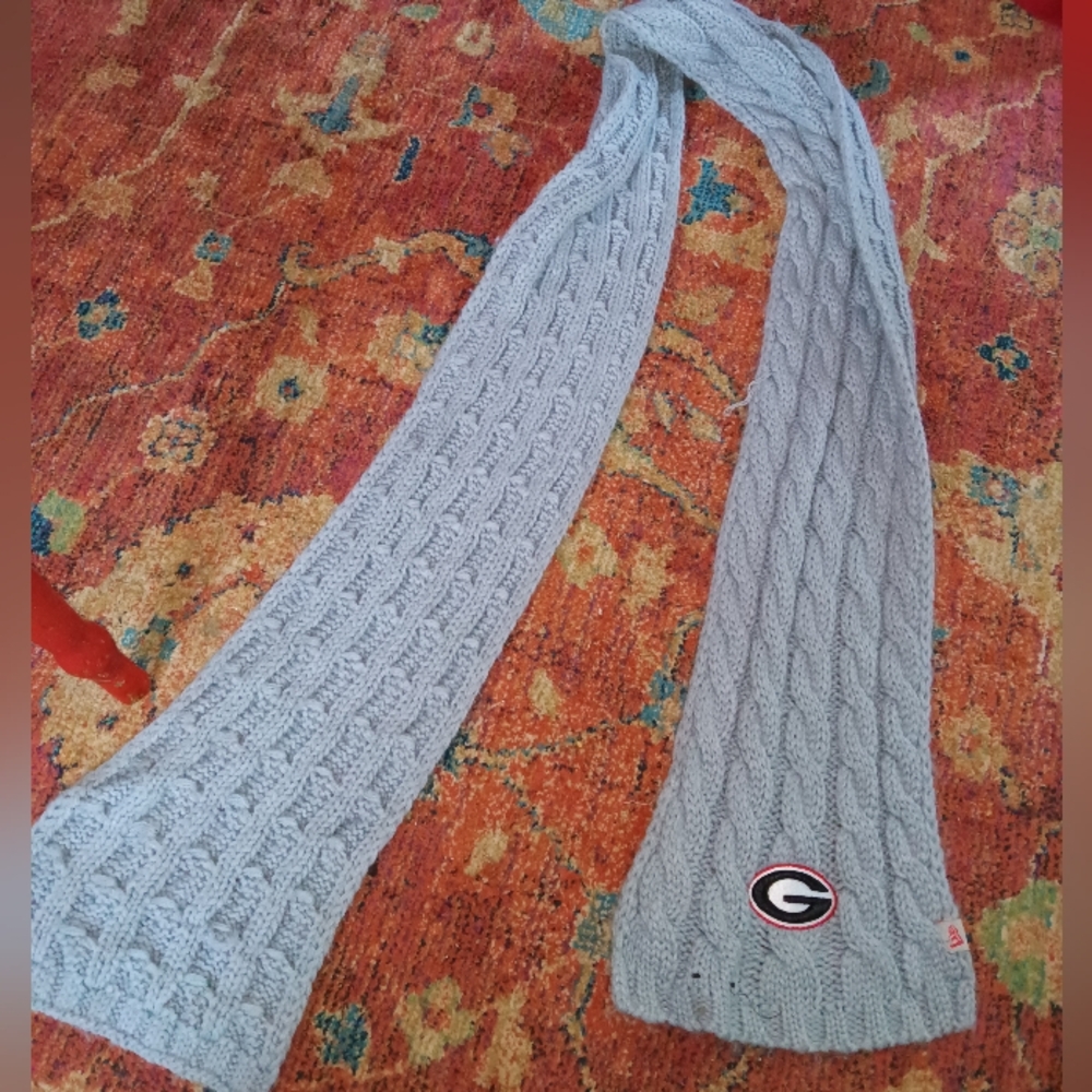 Georgia Bulldogs Gray Scarf